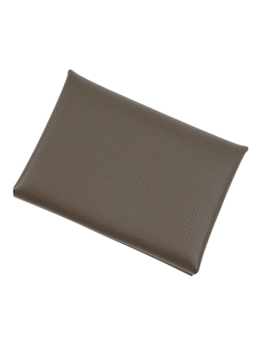 Hermes Coin Purse Calvi Duo Vert Roden Silver Epsom